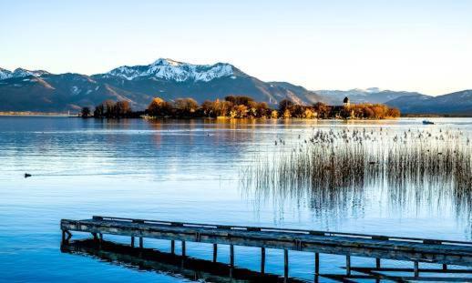 Uniqe I 95Qm I Bergblick I Garten I Bbq I Seenah Prien am Chiemsee Exterior photo